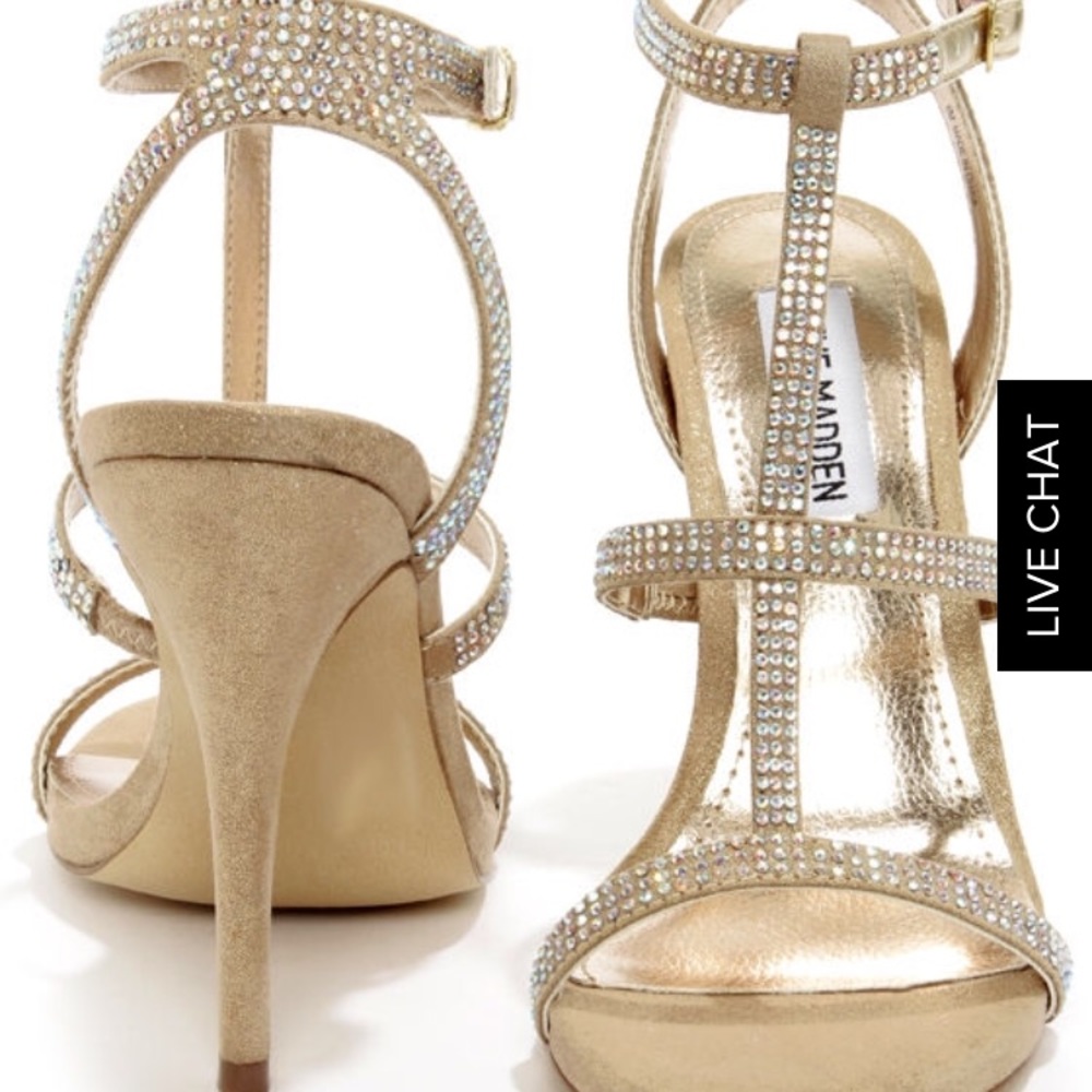 NEW metallic heeled sandals - STEVE MADDEN